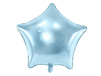 Balon foliowy gwiazda błękitny 48 cm