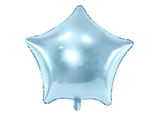 Balon foliowy gwiazda błękitny 48 cm