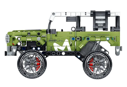 Immaster klocki pojazd off road zielony 474 elementy