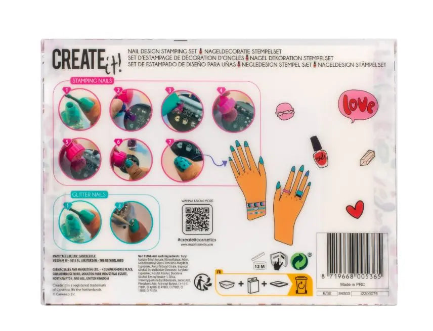 Create it! zestaw do ozdabiania paznokci 84503