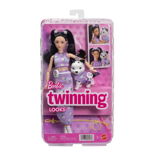 Barbie Twinning Looks, lalka + piesek