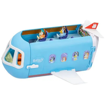 Bluey zestaw 3 w 1 samolot zawiera figurkę bluey