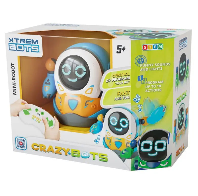 Xtrem bots crazy bots roll mini robot