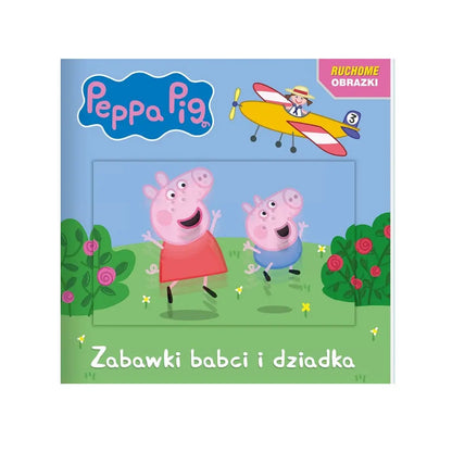 Świnka peppa ruchome obrazki zabawki babci i dziadka