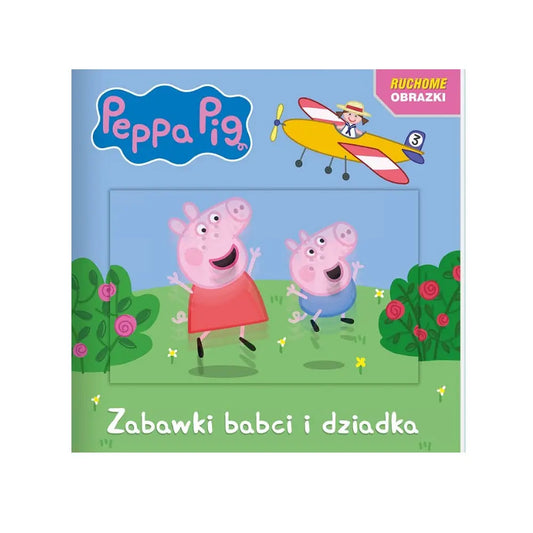 Świnka peppa ruchome obrazki zabawki babci i dziadka