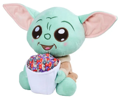 Grogu z popcornem 25cm