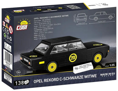Cars - Opel Rekord C-Schwarze Witwe - 134 klocki