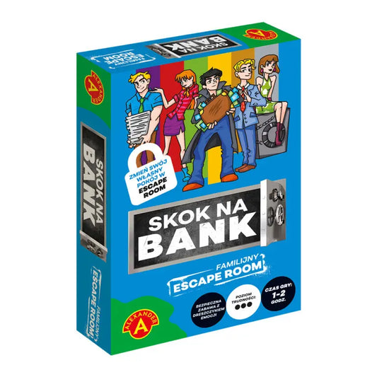 Skok na bank - familijny escape room 27037