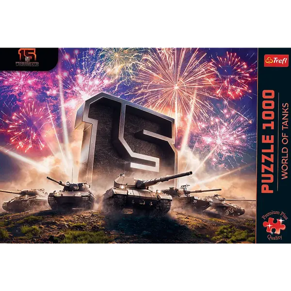 Puzzle Premium Plus Quality 1000 el. 15-lecie World of Tanks