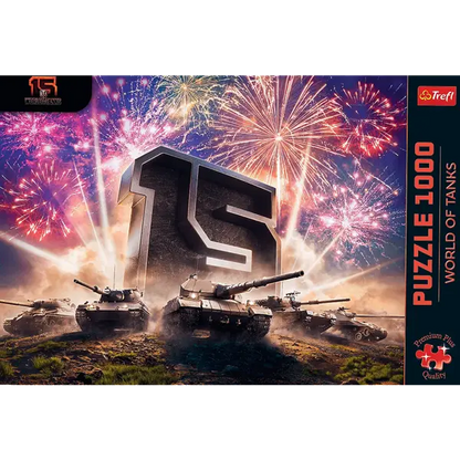 Puzzle Premium Plus Quality 1000 el. 15-lecie World of Tanks