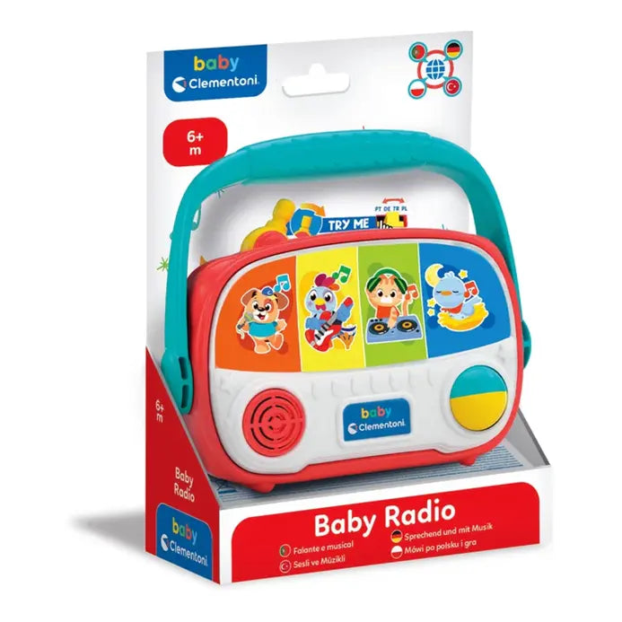 Clementoni baby mówiące radio