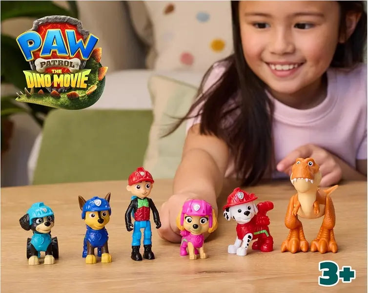 Psi Patrol Dino film, zestaw figurek Adventure