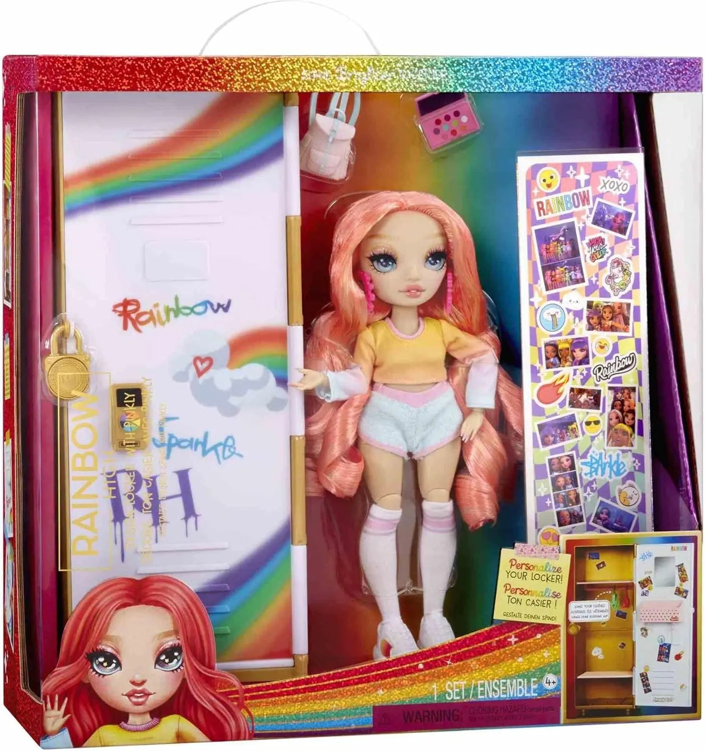 Rainbow High Locker and doll playset 121015