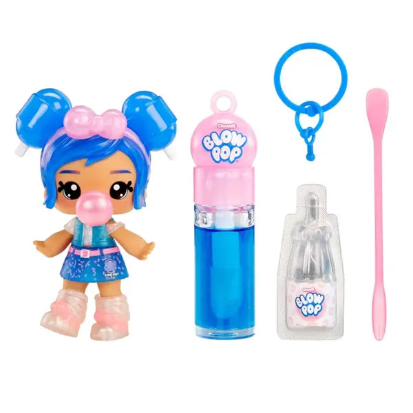 Yummiland Lip Glos Doll - Blue Raspberry Blow Pop