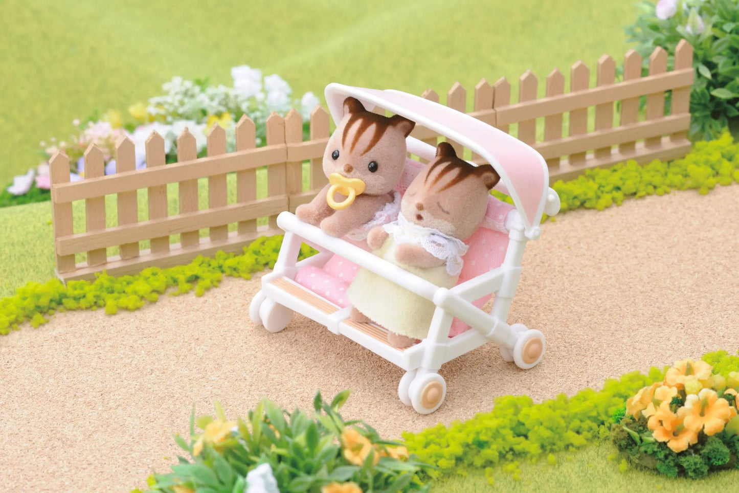 Sylvanian Podwójny wózek spacerowy