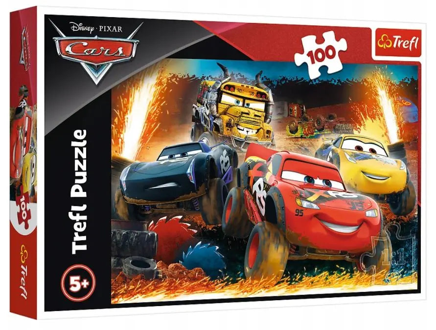 Puzzle 100 ekstremalny wyścig cars 3