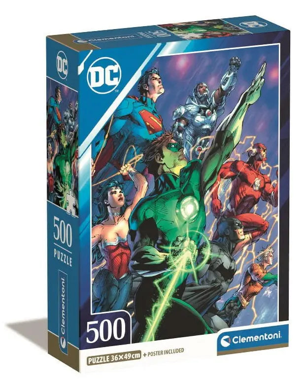 Puzzle 500 Compact DC Comics Liga Sprawiedliwości