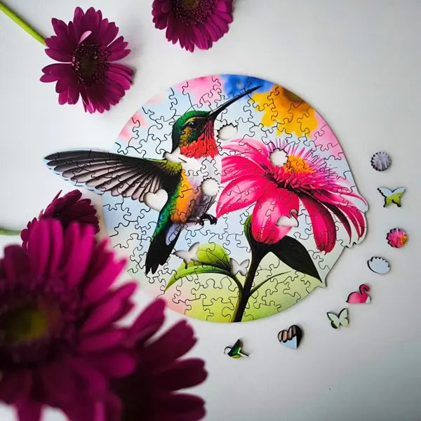 Puzzle drewniane - Celebrating, koliber 100 el