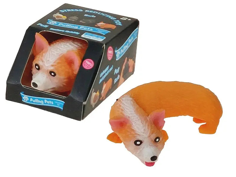 Gniotek pies corgi z piaskiem