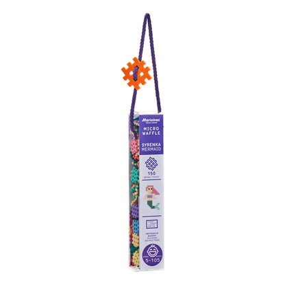 Klocki micro waffle 150 elementów syrena