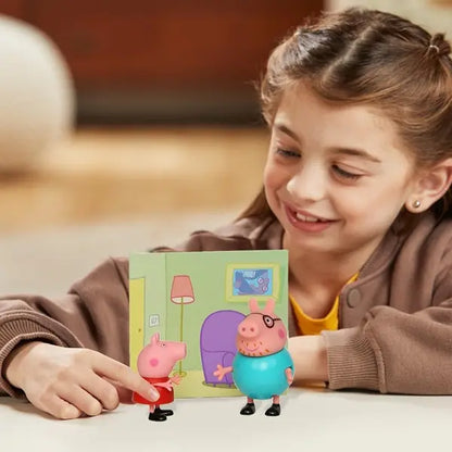 Figurka Świnka Peppa + tata Peppy