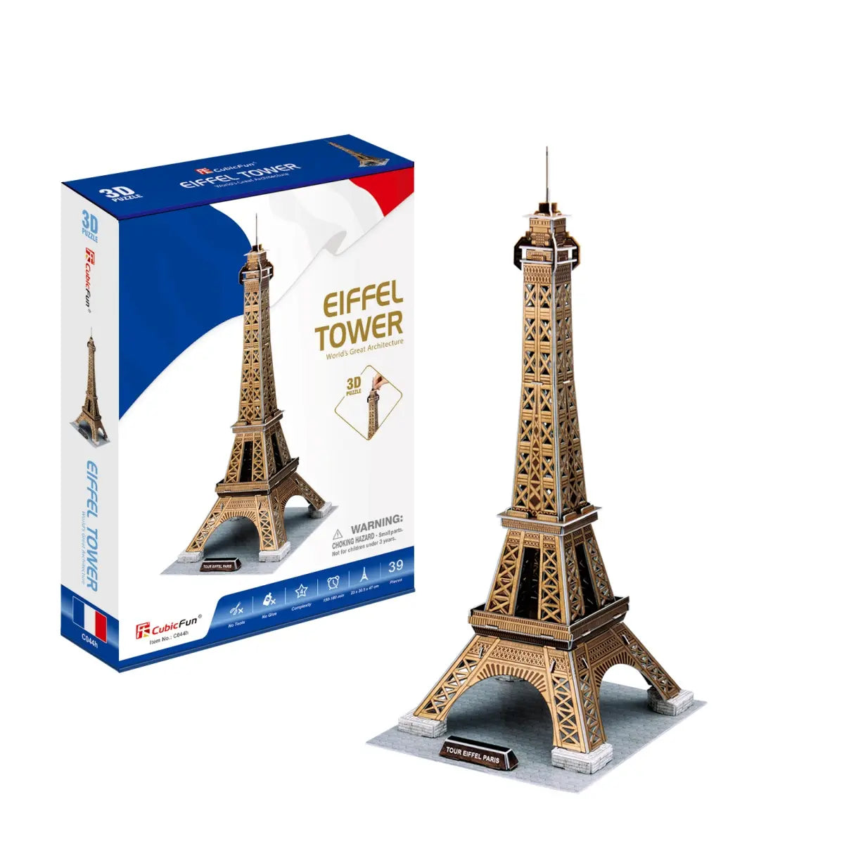Cubic fun puzzle 3d wieża eiffla