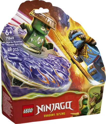 Lego Ninjago - Nya kontra zmutowany potwór na spinnerze