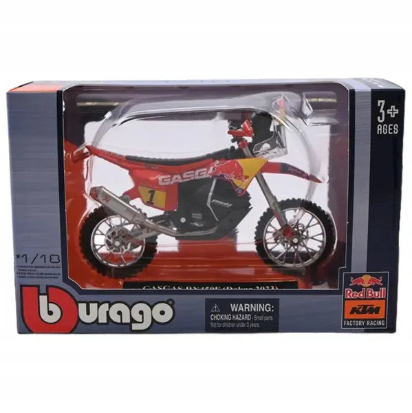 Model motocykl KTM Gasgas RX450F Dakar 2023 1:18