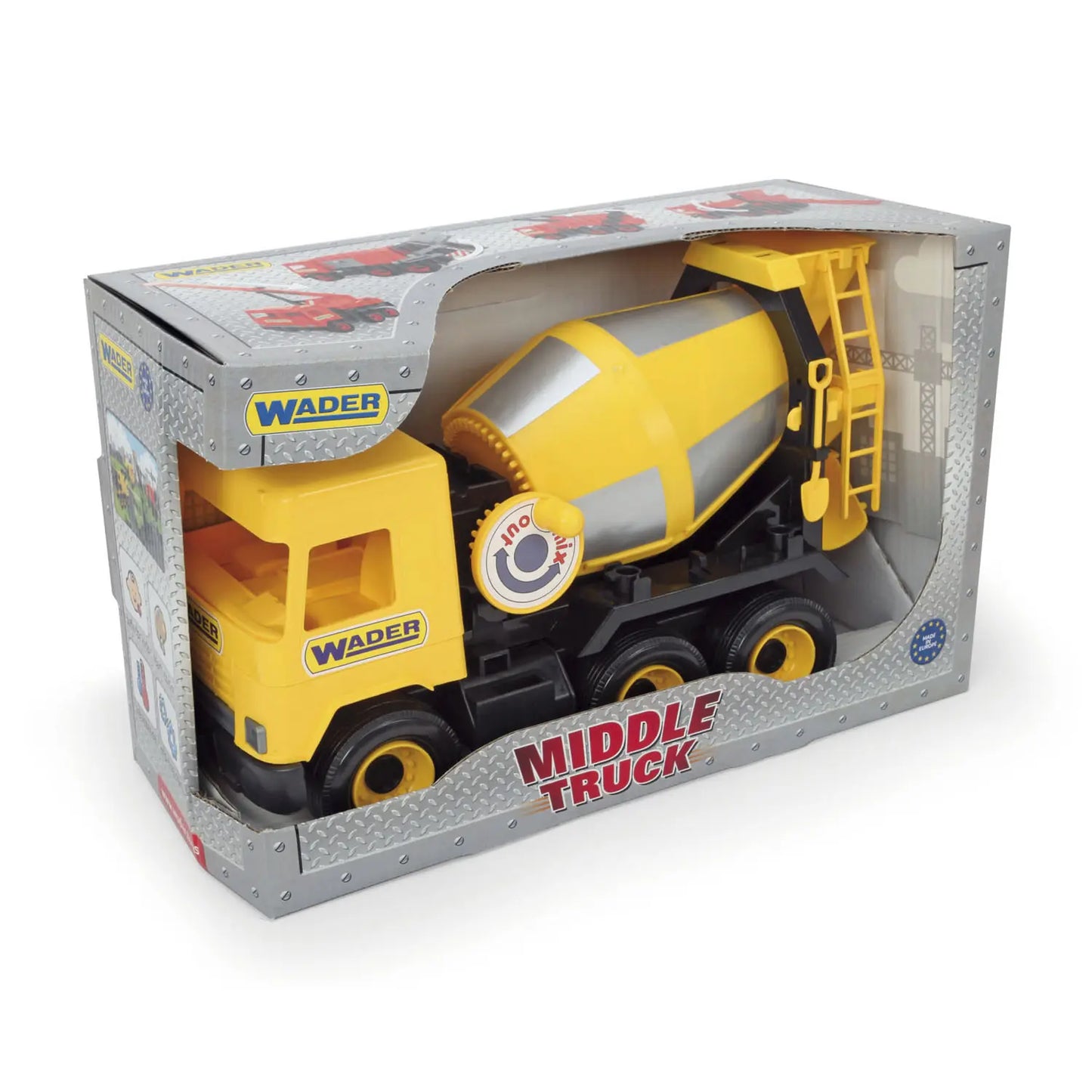 WADER Middle Truck betoniarka żółta 32124 21243