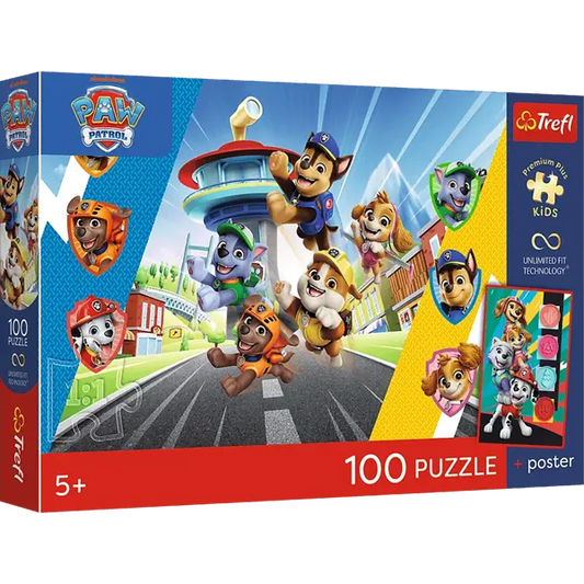 Puzzle Premium Plus Kids UFT, Psi Patrol 100 el. Psia przygoda