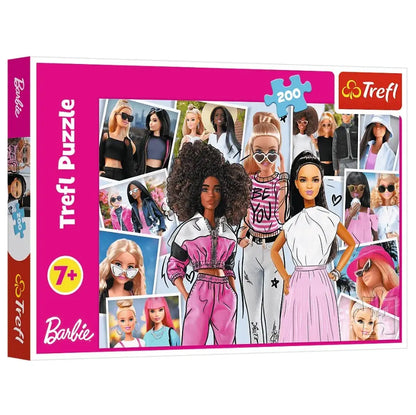 Puzzle w świecie barbie 200 elementów