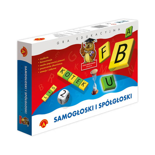 Sowa Mądra Głowa - Samogłoski i spółgłoski 0458