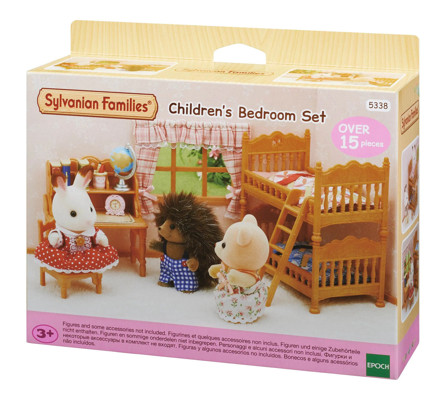 SYLVANIAN Wiejski pokój dziecięcy z łóżkiem piętrowym