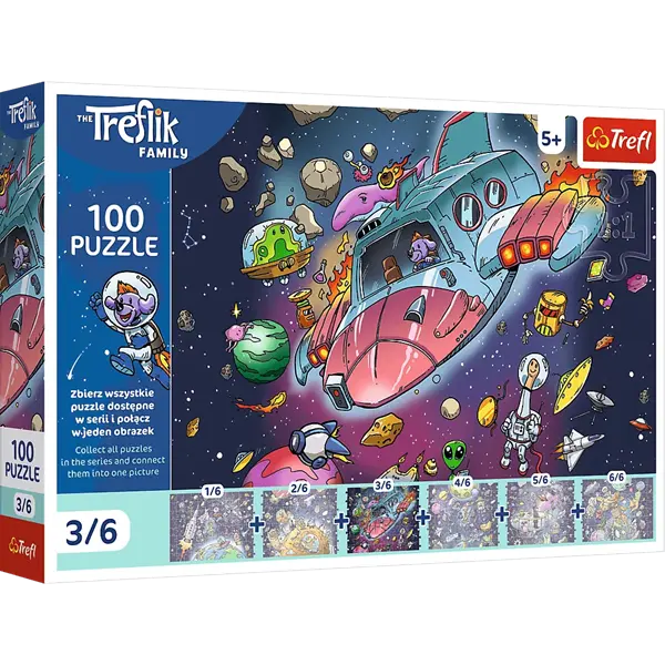 PUZZLE 100 UFT Gonduś w rakiecie 16543