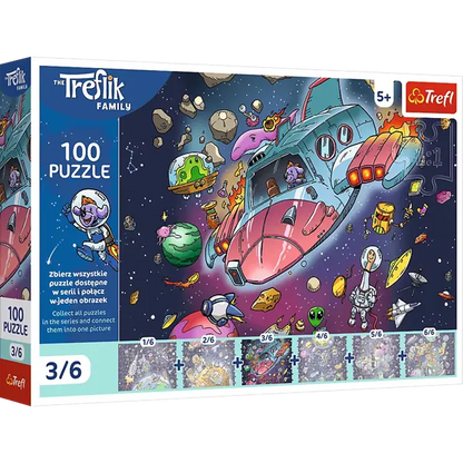 PUZZLE 100 UFT Gonduś w rakiecie 16543