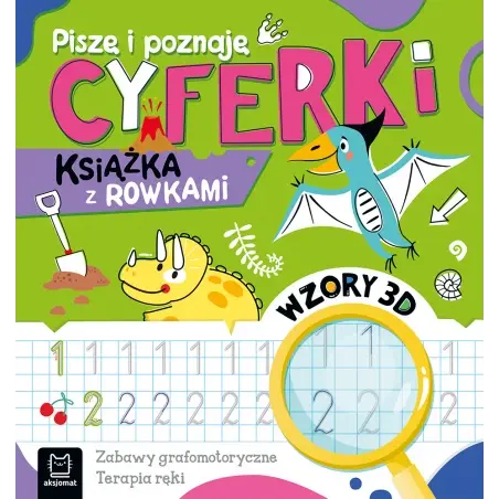 Piszę i poznaję cyferki książka z rowkami