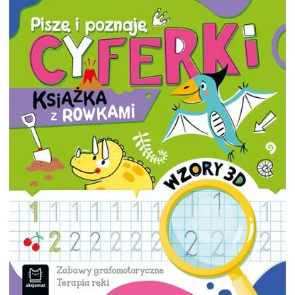 Piszę i poznaję cyferki książka z rowkami
