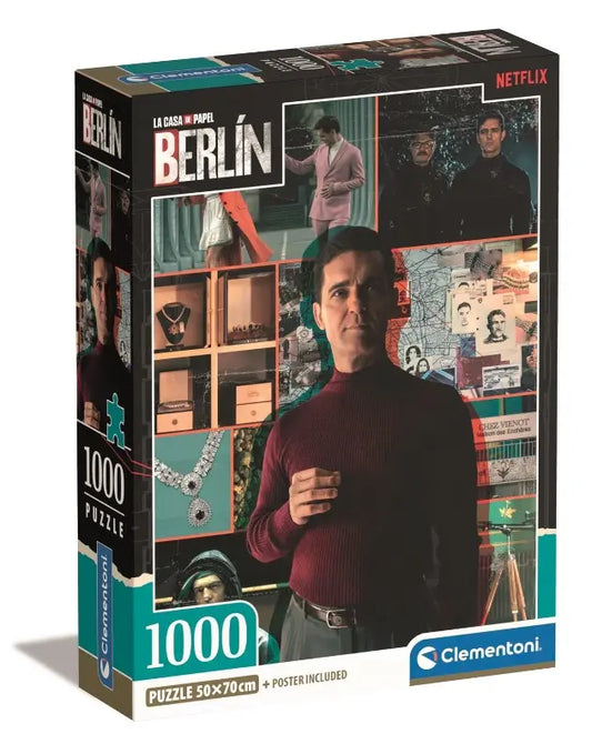 Clementoni puzzle 1000 elementów Compact Netflix Berlin