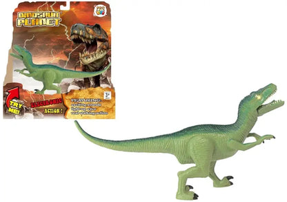 Dinozaur Velociraptor - światło i ryk