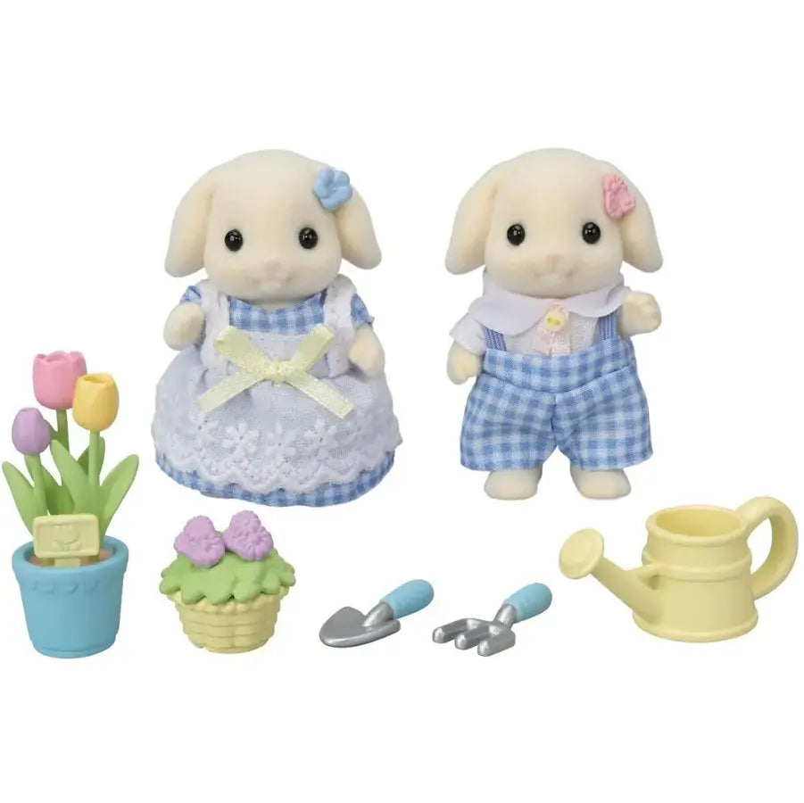 Sylvanian families kwiatowy zestaw z królikami flora
