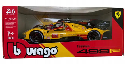 1:24 Ferrari Racing 499P LeMans Yellow