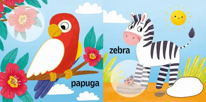Książeczka - Naklejanki maluszka. W zoo