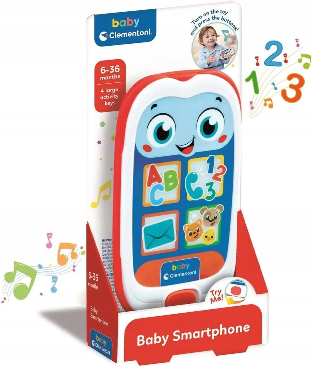 Clementoni baby smartfon dziecięcy
