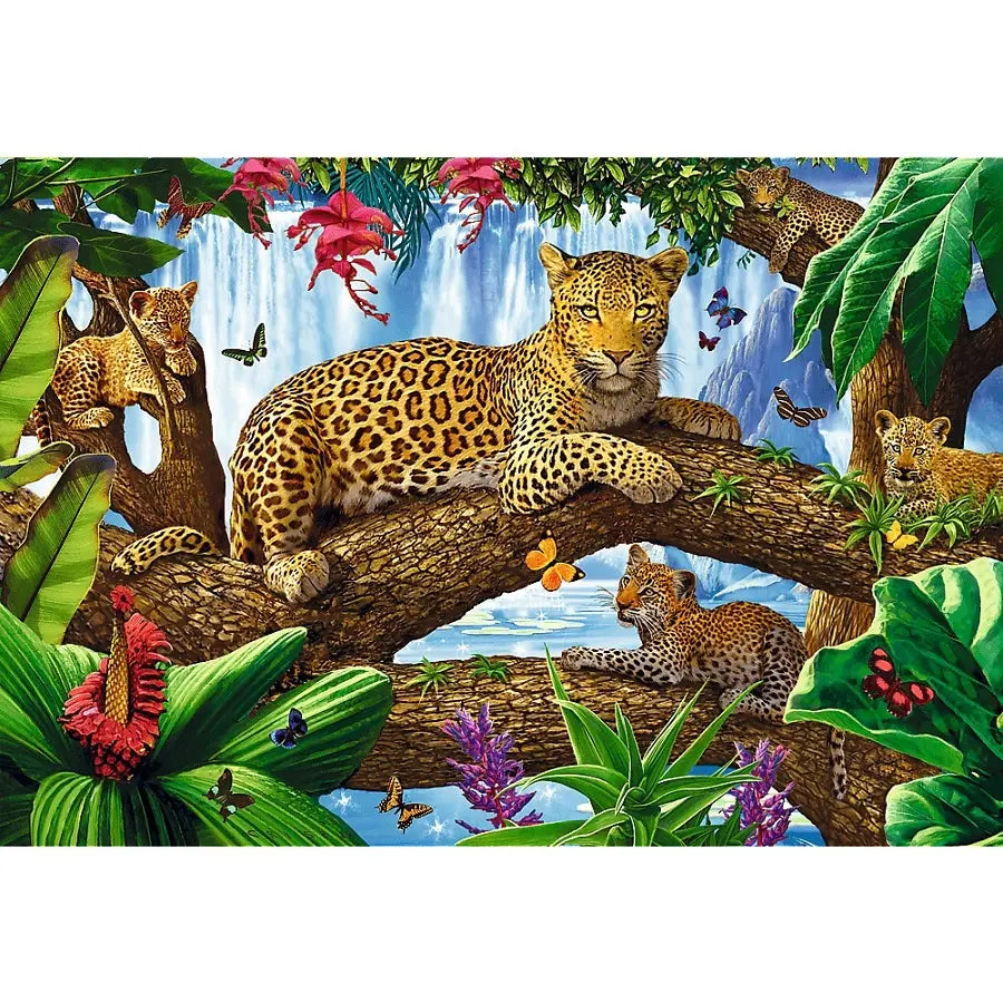 Puzzle 1500 odpoczynek wśród drzew