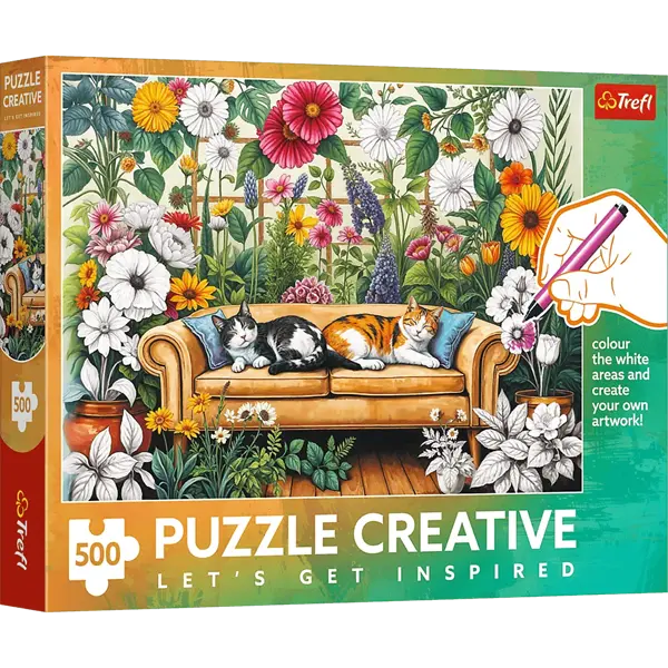 Puzzle 500 el. Creative - Kocia oranżeria