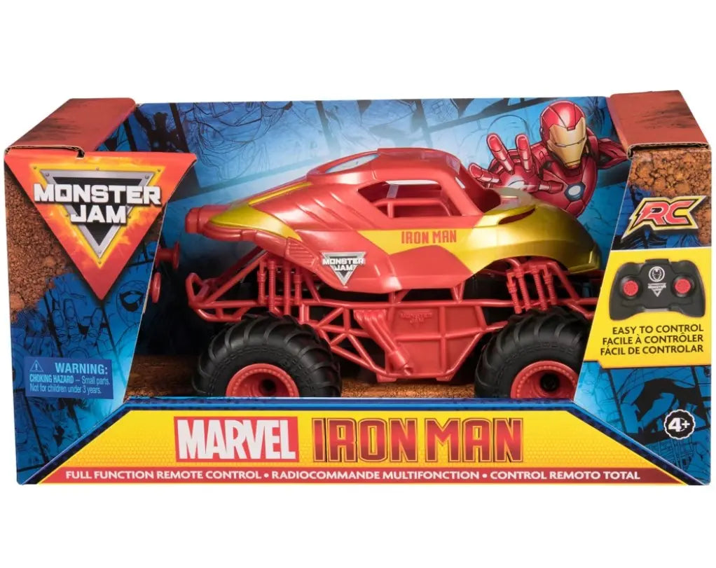 Monster Jam – Zdalnie sterowany monster truck Iron Man 1:24
