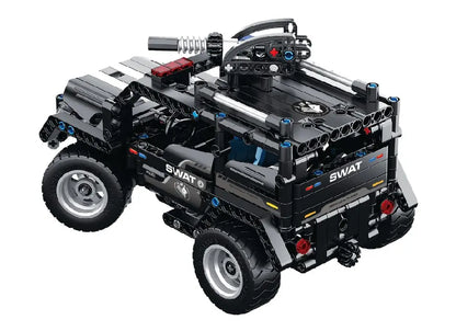 Immaster klocki pojazd swat 2w1 391 elementów