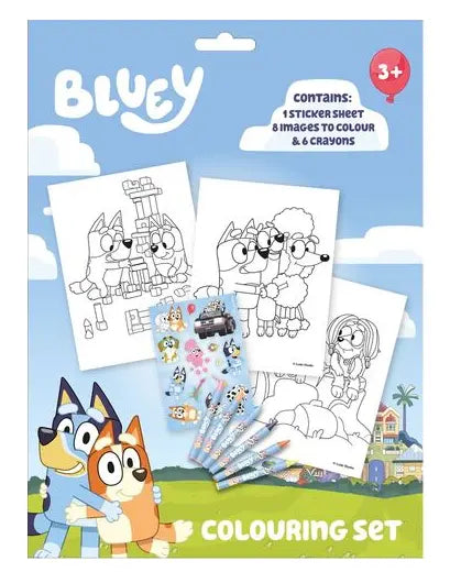 Bluey zestaw do kolorowania