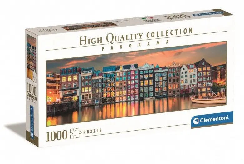 Clementoni puzzle 1000 Panorama - Bright Amsterdam