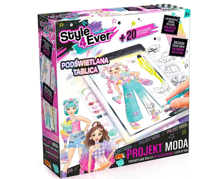 Projekt Moda - Podświetlana tablica do projektowania